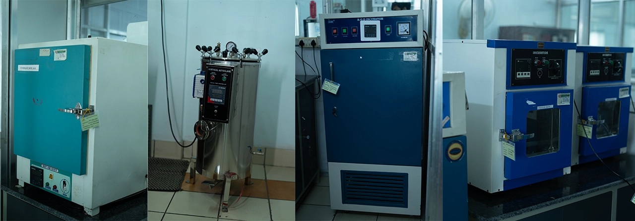 Team working in soil lab