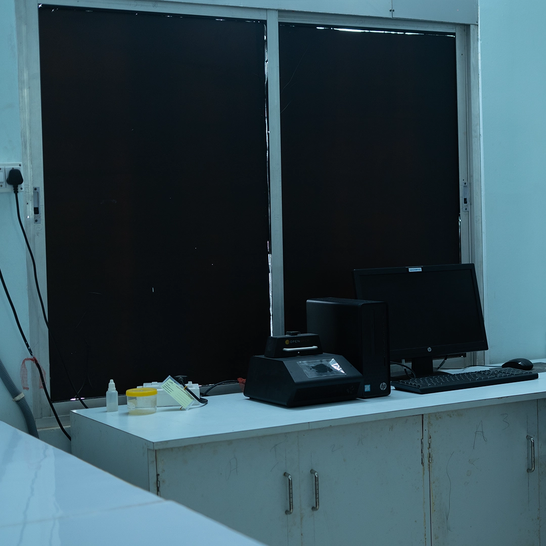 Microscopic soil analysis